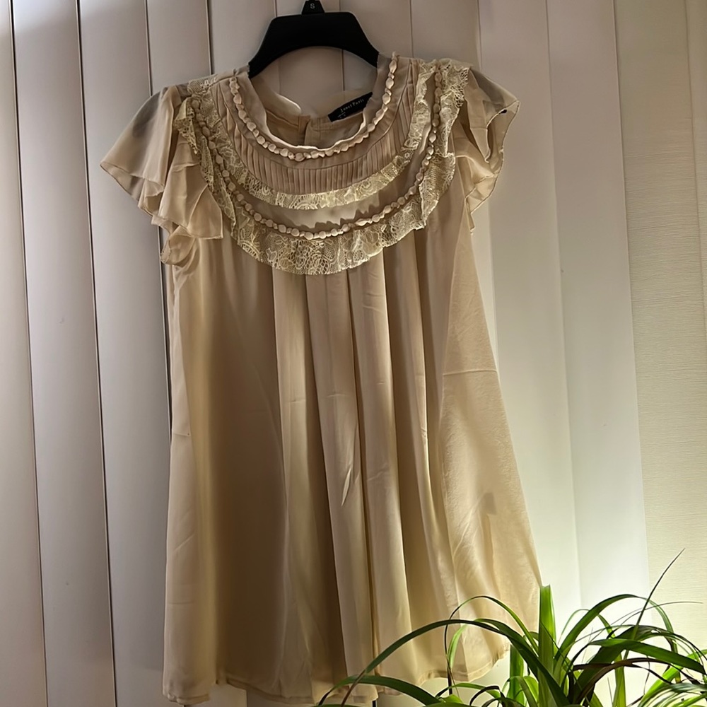 Cream Blouse
